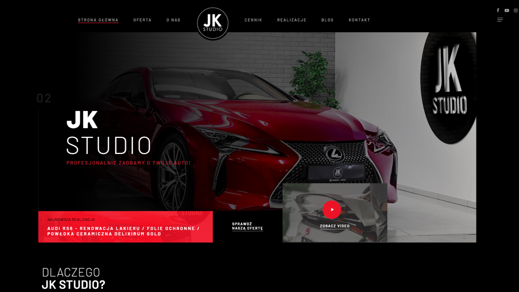 JK Studio nowoczesna kosmetyka samochodowa